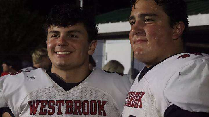For the first time in 16 years the Westbrook Christian is smiling in celebration of a regional football championship after Friday's 31-21 victory over Whitesburg Christian. For the first time in 16 years the Westbrook Christian is smiling in celebration of a regional football championship after Friday's 31-21 victory over Whitesburg Christian.
