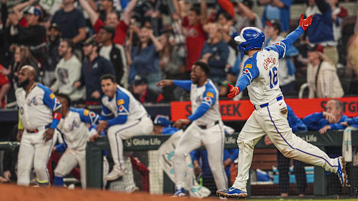 Atlanta Braves catcher Travis d'Arnaud has put the Braves in striking distance of the postseason. Mandatory Credit: Dale Zanine-Imagn Images Atlanta Braves catcher Travis d'Arnaud has put the Braves in striking distance of the postseason. Mandatory Credit: Dale Zanine-Imagn Images