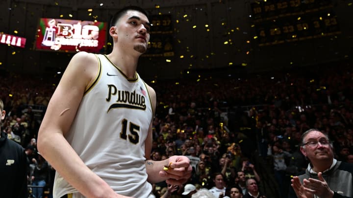 Purdue Boilermakers center Zach Edey Purdue Boilermakers center Zach Edey