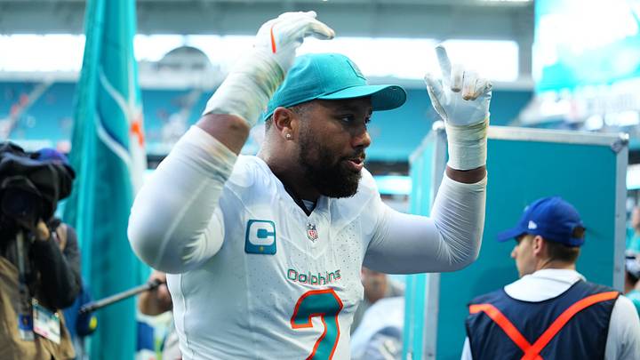 Miami Dolphins linebacker Bradley Chubb (2) leaves the field following a game against the New Orleans Saints at Hard Rock Stadium during the 2025 season. Miami Dolphins linebacker Bradley Chubb (2) leaves the field following a game against the New Orleans Saints at Hard Rock Stadium during the 2025 season.