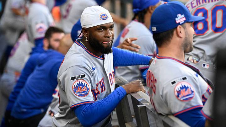 Aug 22, 2026; Chicago, Illinois, USA; New York Mets center fielder Luis Robert Jr. (88) Aug 22, 2026; Chicago, Illinois, USA; New York Mets center fielder Luis Robert Jr. (88)