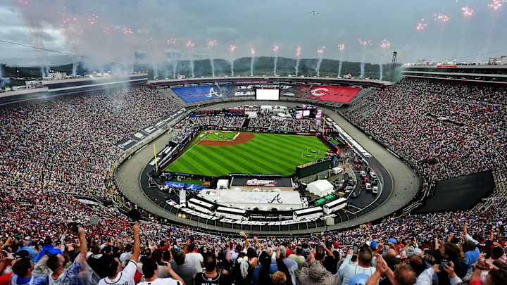 MLB Speedway Classic: Atlanta Braves v Cincinnati Reds