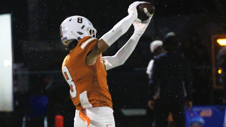 Brayden Rouse warming up prior to South Paulding game 2025 Brayden Rouse warming up prior to South Paulding game 2025