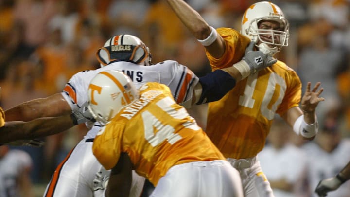  Bret Eddins was part of a fearsome 2004 Auburn Tigers defense that beat the Tennessee Vols twice en route to an undefeated season.