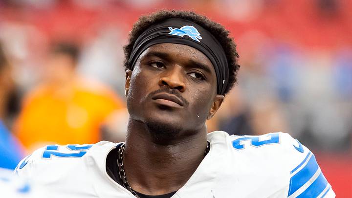Detroit Lions cornerback Roger McCreary (21). Detroit Lions cornerback Roger McCreary (21).