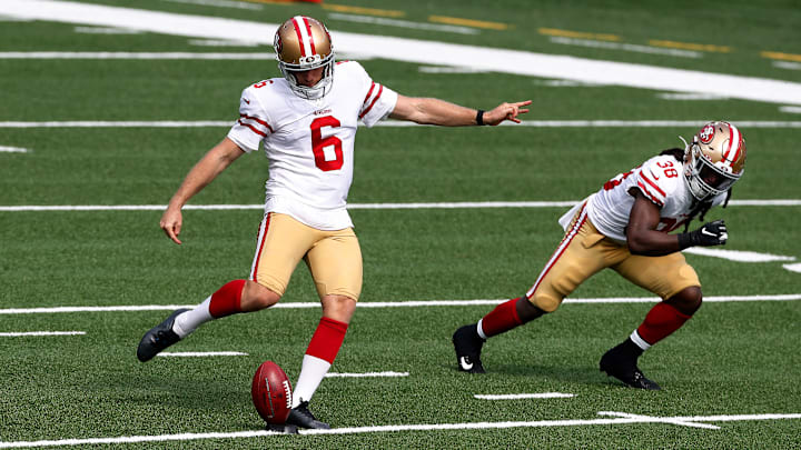 San Francisco 49ers punter Mitch Wishnowsky (6)