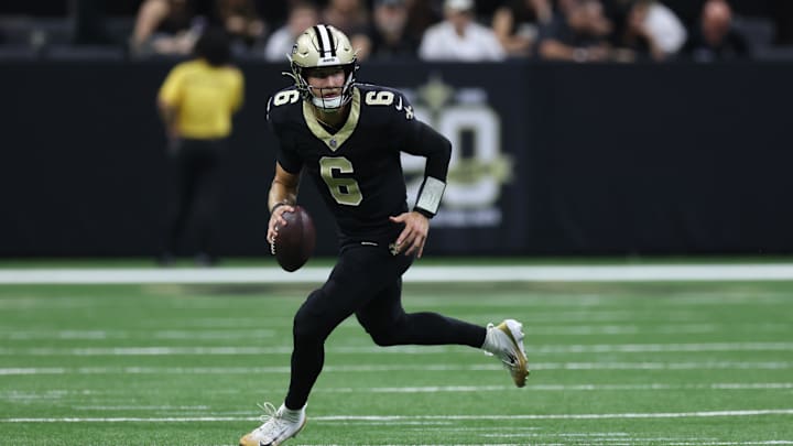 New Orleans Saints quarterback Tyler Shough will start in Week 9. New Orleans Saints quarterback Tyler Shough will start in Week 9.
