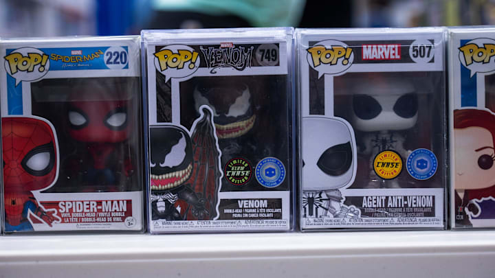 Marvel character-themed Funko Pop figures are seen at Ultracon of South Florida at the South Florida Expo Center in West Palm Beach, FL., on Sunday, August 28, 2022. Featuring special guest panels, scores of cosplayers and dozens of vendors, thousands visited the convention over the weekend to celebrate all things anime and comic book.

19 082922 Ultracon