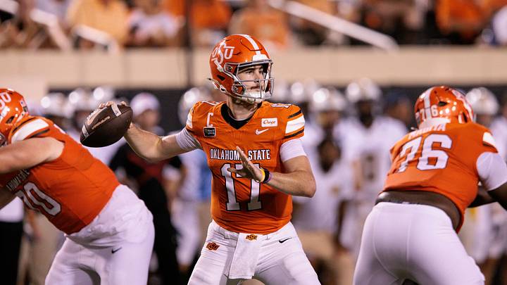 The Oklahoma State Cowboys and quarterback Drew Mestemaker are underdogs in Week 4. The Oklahoma State Cowboys and quarterback Drew Mestemaker are underdogs in Week 4.