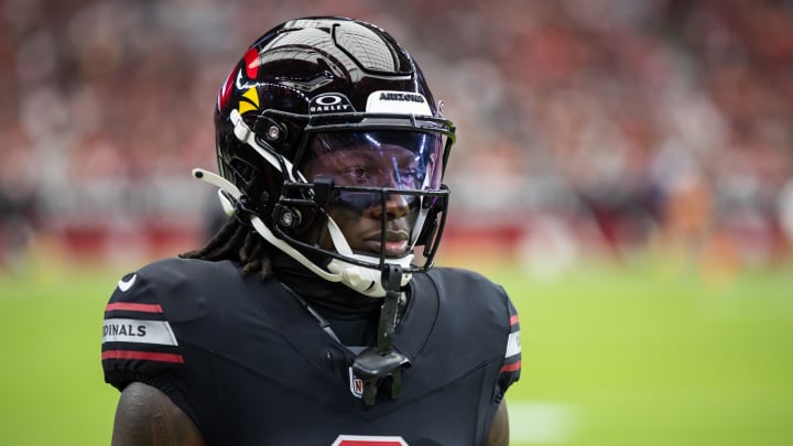 Oct 8, 2023; Glendale, Arizona, USA; Arizona Cardinals wide receiver Marquise Brown (2) against the Cincinnati Bengals at State Farm Stadium. Mandatory Credit: Mark J. Rebilas-USA TODAY Sports Oct 8, 2023; Glendale, Arizona, USA; Arizona Cardinals wide receiver Marquise Brown (2) against the Cincinnati Bengals at State Farm Stadium. Mandatory Credit: Mark J. Rebilas-USA TODAY Sports