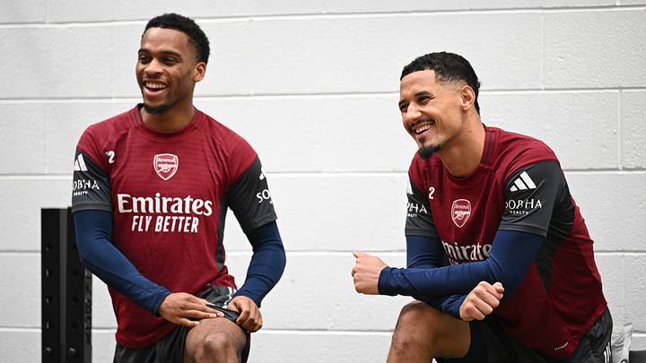 Jurriën Timber (left) and William Saliba (right) have both been battling injuries.