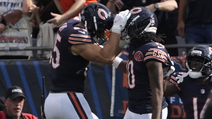 Luther Burden III, Cole Kmet, Chicago Bears