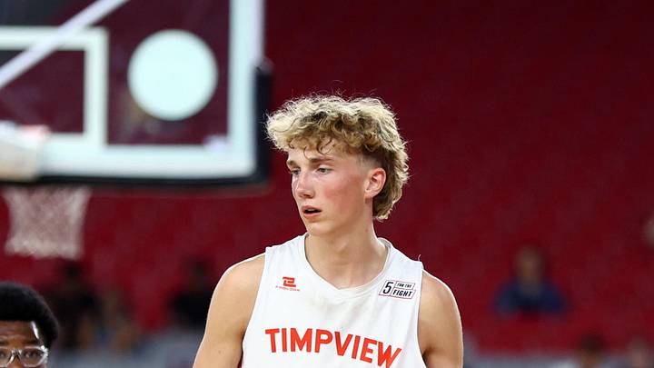 Jun 24, 2023; Glendale, AZ, USA; Timpview player Dean Rueckert (1) during the Section 7 high school boys tournament at State Farm Stadium. Mandatory Credit: Mark J. Rebilas-Imagn Images Jun 24, 2023; Glendale, AZ, USA; Timpview player Dean Rueckert (1) during the Section 7 high school boys tournament at State Farm Stadium. Mandatory Credit: Mark J. Rebilas-Imagn Images