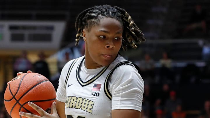 Purdue Boilermakers forward Kendall Puryear (22) 