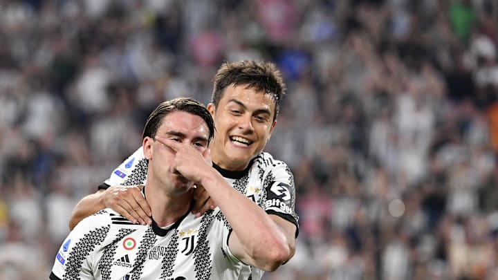 Dusan Vlahovic et Paulo Dybala face à la Lazio Dusan Vlahovic et Paulo Dybala face à la Lazio
