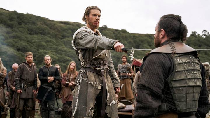 Vikings: Valhalla. (L to R) Sam Corlett as Leif in episode 101 of Vikings: Valhalla. Cr. Bernard Walsh/Netflix © 2021