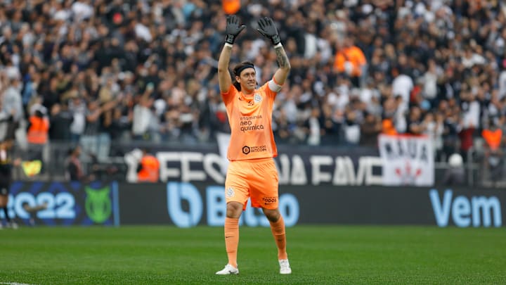 Cássio completou 600 partidas oficiais pelo Corinthians