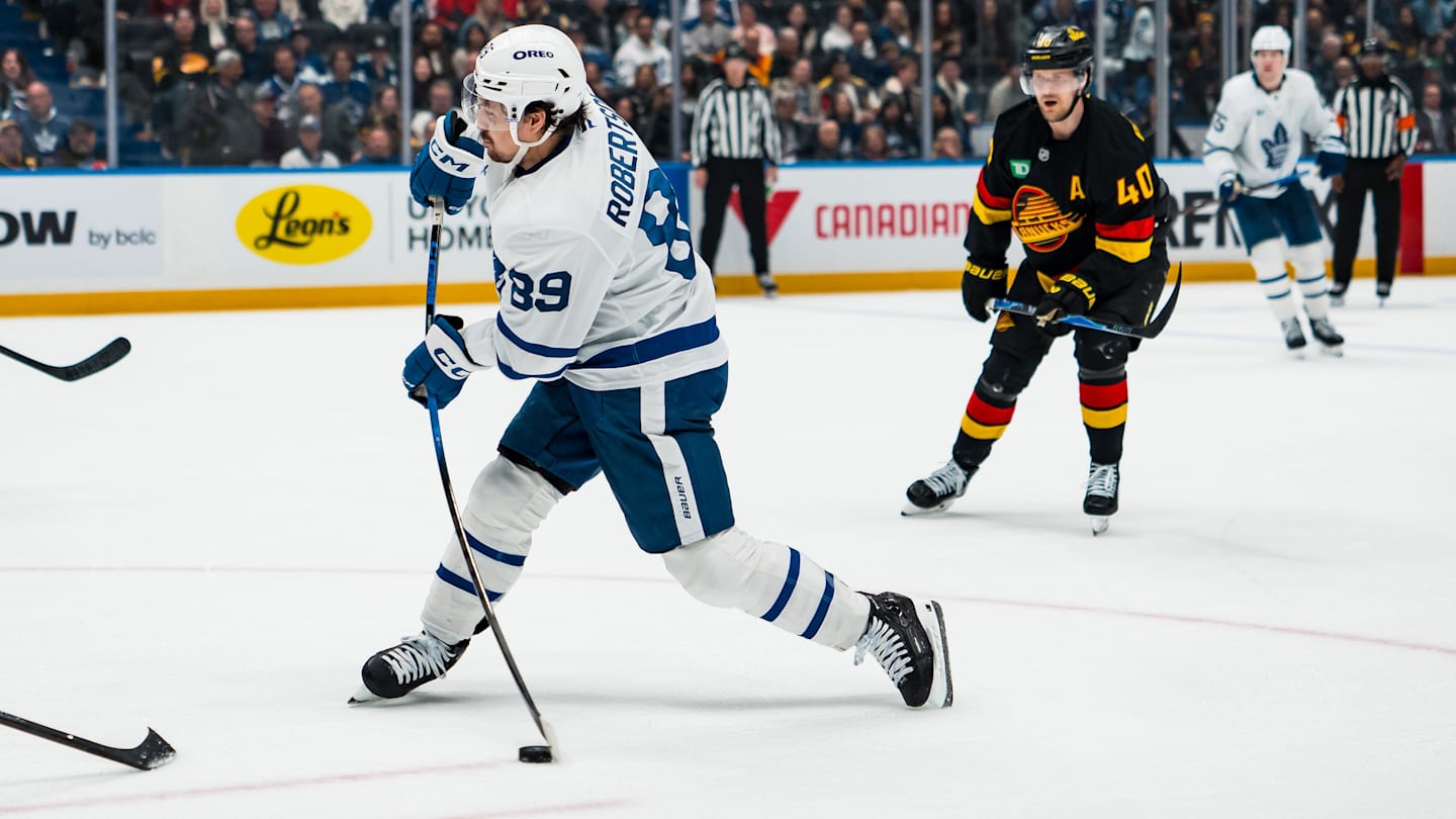 Despite a career year, Nick Robertson still faces questions in Toronto