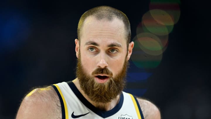 Indiana Pacers center Jay Huff (32) during a game against the Golden State Warriors.