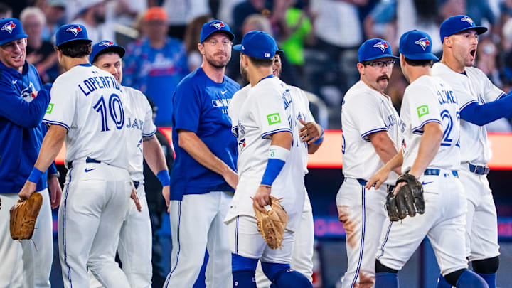 Los Angeles Angels v Toronto Blue Jays