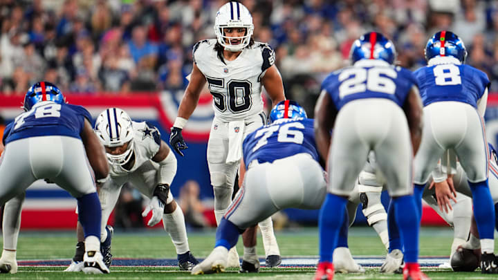 Eric Kendricks sizing up the Giants offense