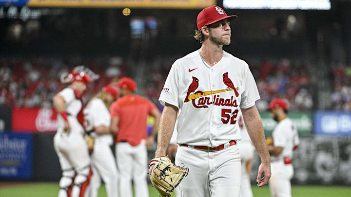 St. Louis Cardinals starting pitcher Matthew Liberatore (52)