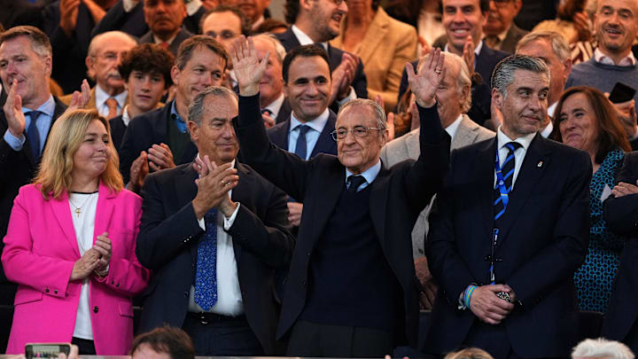 Florentino Pérez estuvo presente en el Santiago Bernabéu