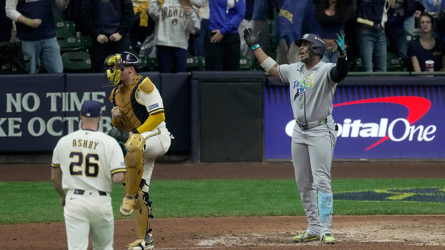 Ending to Brewers' Game 2 World Series win shines spotlight on pitfalls of new check-swing system