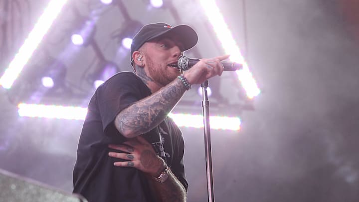 Mac Miller performs at Coachella in 2017.