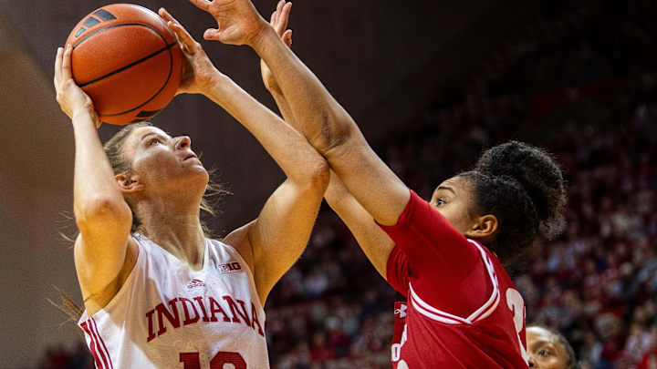 Wisconsin's D'Yanis Jimenez defends against Indiana earlier this year. Wisconsin's D'Yanis Jimenez defends against Indiana earlier this year.