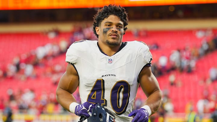 Baltimore Ravens linebacker Teddye Buchanan