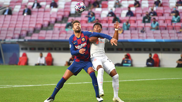 Gerard Piqué ha estado en algunas de las peores derrotas recientes del FC Barcelona