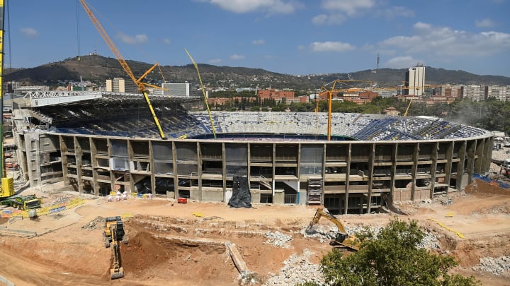Parts of the Camp Nou are set to be demolished Parts of the Camp Nou are set to be demolished