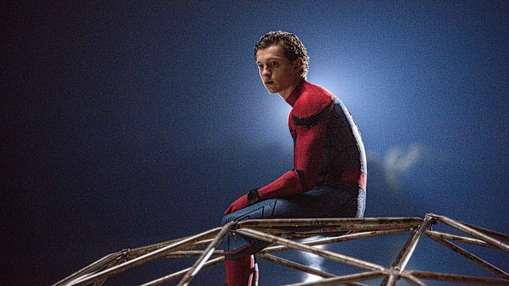 Tom Holland stars as Spider-Man in Columbia Pictures' SPIDER-MAN™: HOMECOMING.