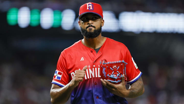 Sandy Alcantara is one player representing the Marlins in the World Baseball Classic. Sandy Alcantara is one player representing the Marlins in the World Baseball Classic.
