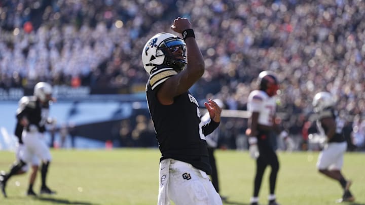 Colorado Buffaloes quarterback Shedeur Sanders 
