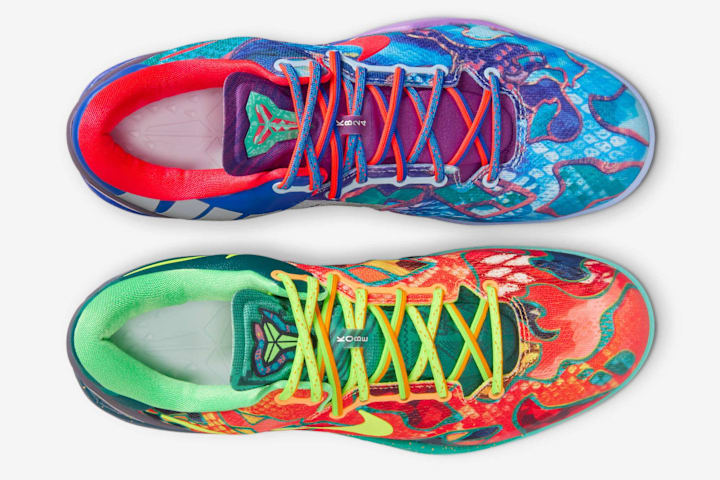 kobe bryant multicolor shoes