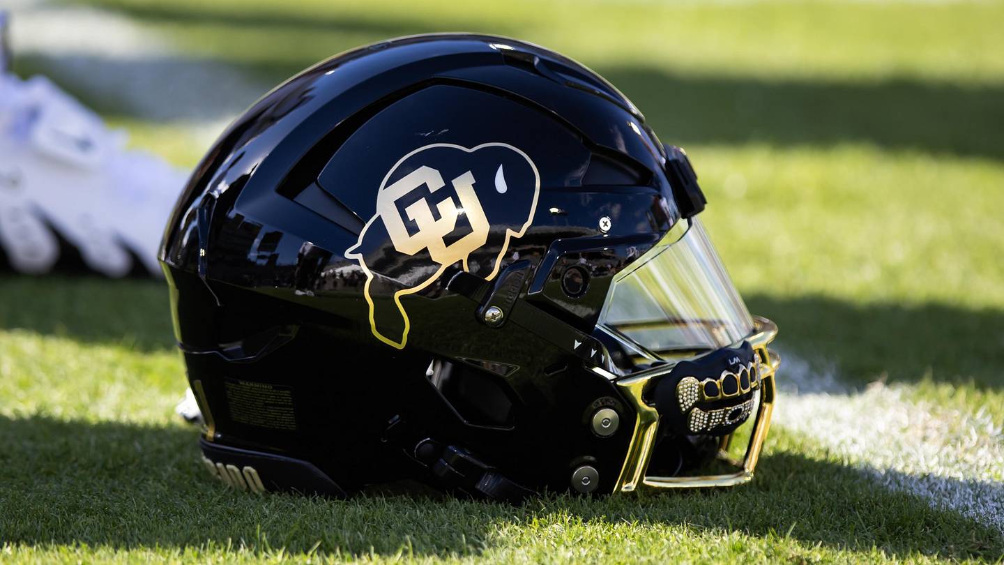 cu boulder football helmet Colorado equipment room pic appears to show new helmets for 2024