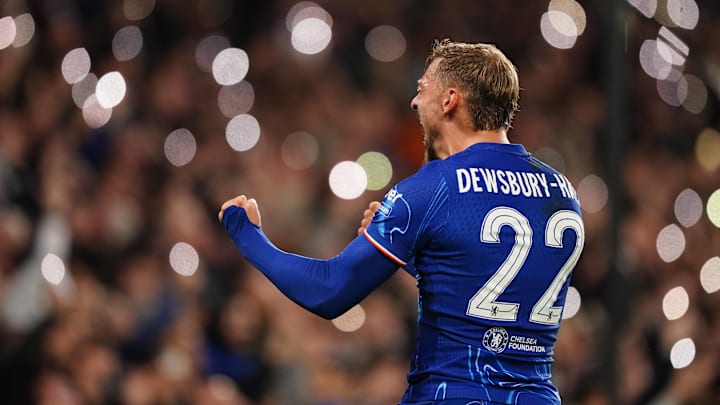 レスター22 DEWSBURY-HALL Kiernan Dewsbury-Hall #22 of Leicester City celebrates the 1-0 win