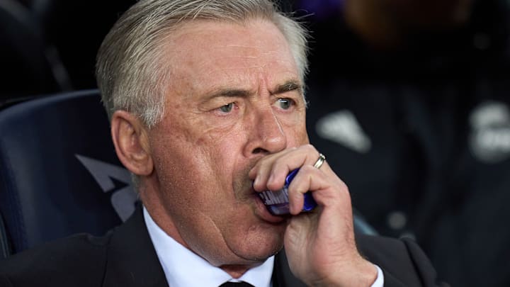 Carlo Ancelotti con el Real Madrid