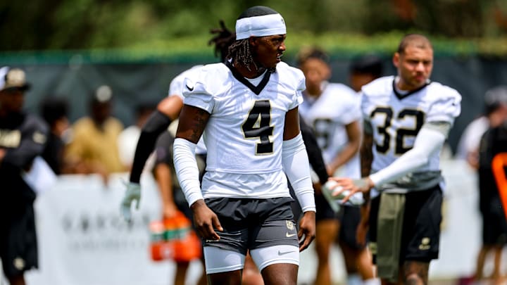 Kool-Aod McKinstry at New Orleans Saints Mandatory Minicamp