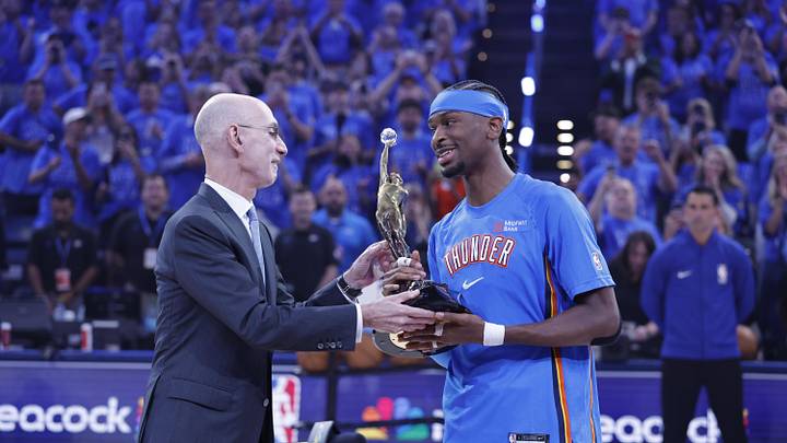 Adam Silver presented Shai Gilgeous-Alexander with the MVP award before Game 1 and in the process gave Victor Wembanyama all the motivation he needed. 