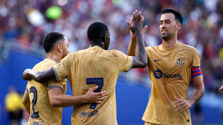 Ousmane Dembele, Busquets, Dest