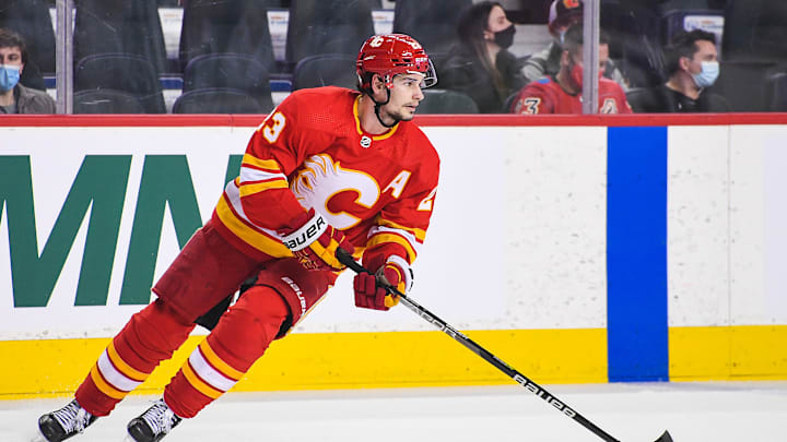 Sean Monahan - Ottawa Senators v Calgary Flames