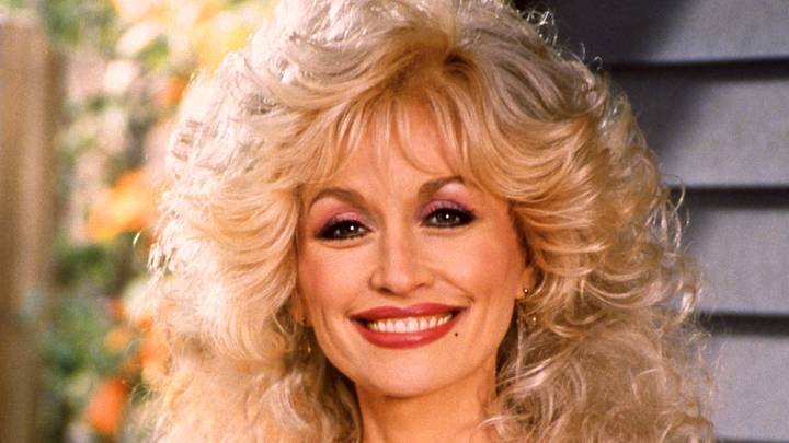 Dolly Parton takes a profile photo