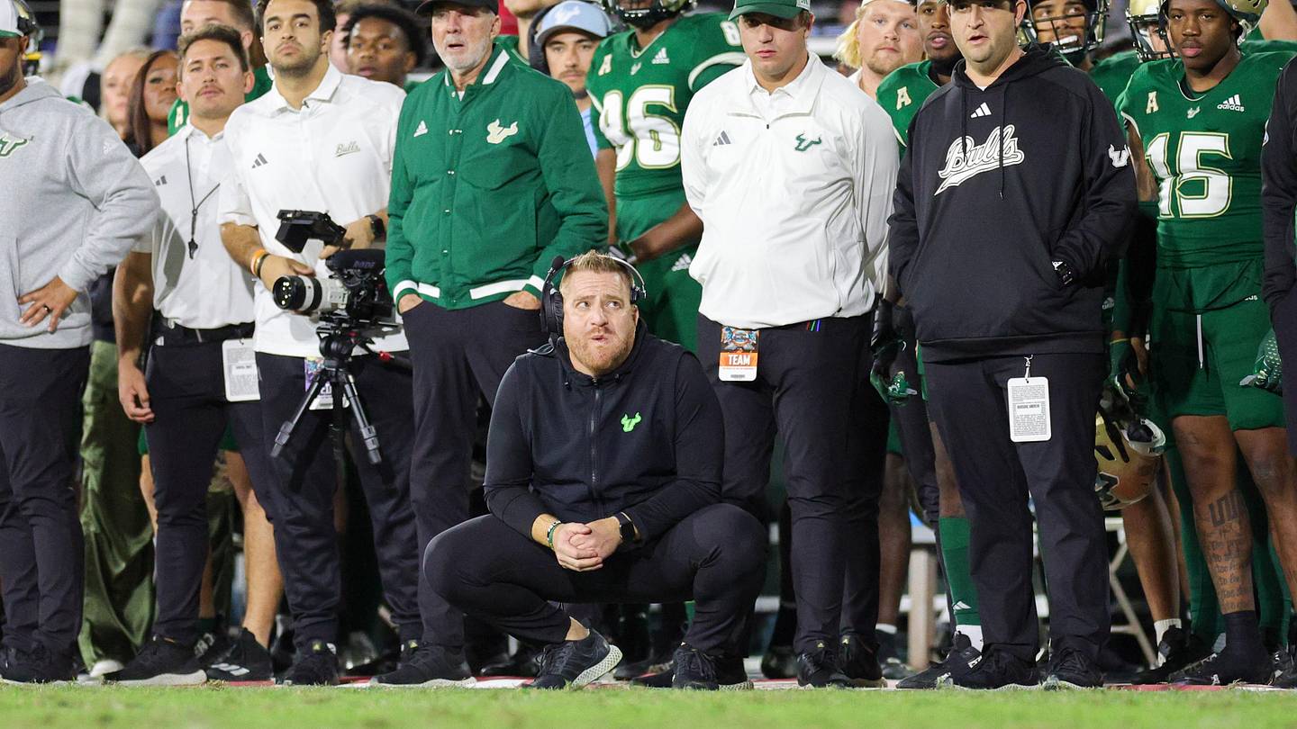 Usf Coach USF Head Coach Alex Golesh Praises The Hurricanes After Home Defeat