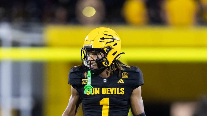 Oct 25, 2025; Tempe, Arizona, USA; Arizona State Sun Devils defensive back Keith Abney II (1) against the Houston Cougars at Mountain America Stadium. Mandatory Credit: Mark J. Rebilas-Imagn Images Oct 25, 2025; Tempe, Arizona, USA; Arizona State Sun Devils defensive back Keith Abney II (1) against the Houston Cougars at Mountain America Stadium. Mandatory Credit: Mark J. Rebilas-Imagn Images