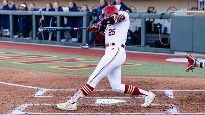 Boston College softball was shut out by UConn on Tuesday night. Boston College softball was shut out by UConn on Tuesday night.