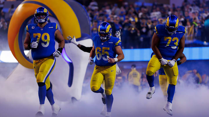 Rob Havenstein, Coleman Shelton, Steve Avila, Los Angeles Rams