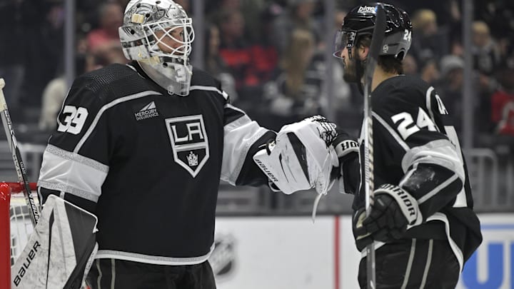 Darcy Kuemper, Los Angeles Kings (Mandatory Credit: Jayne Kamin-Oncea-Imagn Images)